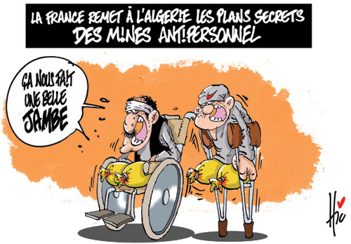 La France remet à l'Algérie les plans secrets des mines antipersonnel