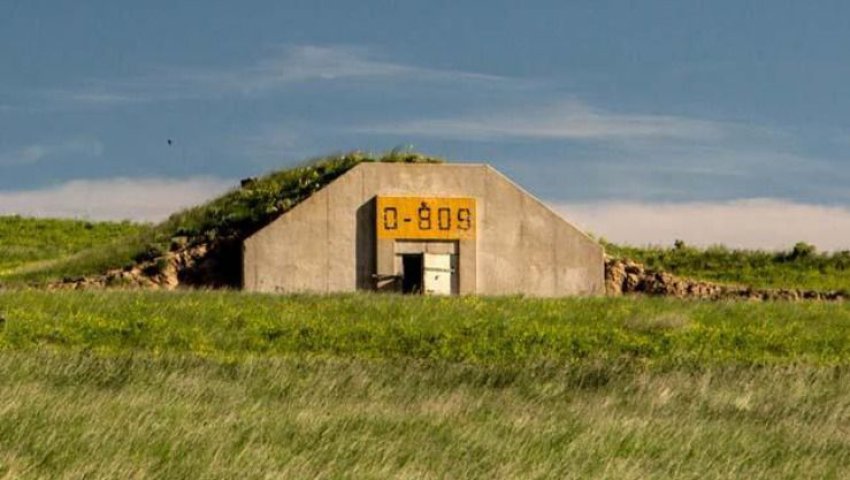 L'entrée du bunker