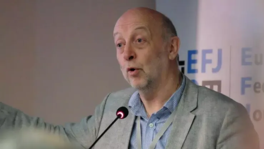 Philippe Leruth, ancien président de la Fédération internationale des journalistes (FIJ)