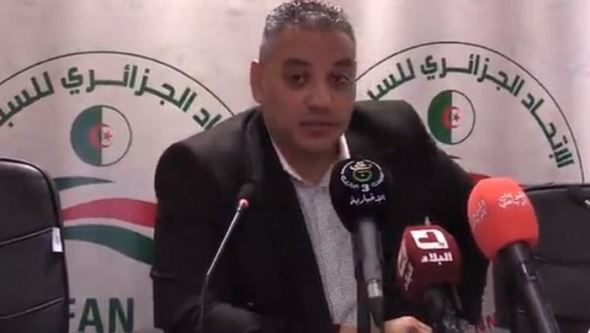 Hakim Boughadou, président de la Fédération algérienne de natation (FAN)